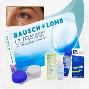 Lentes Contato Ultra Bausch Lomb Grau Miopia Hipermetropia