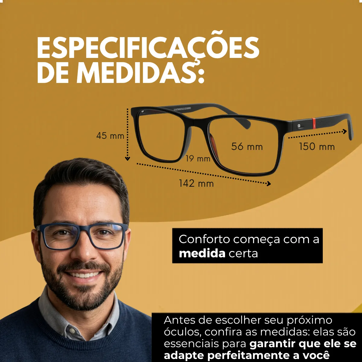 Opção de Óculos