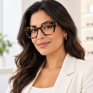 Armação Giacon Veneza Feminino Acetato com Clipon  Elegante