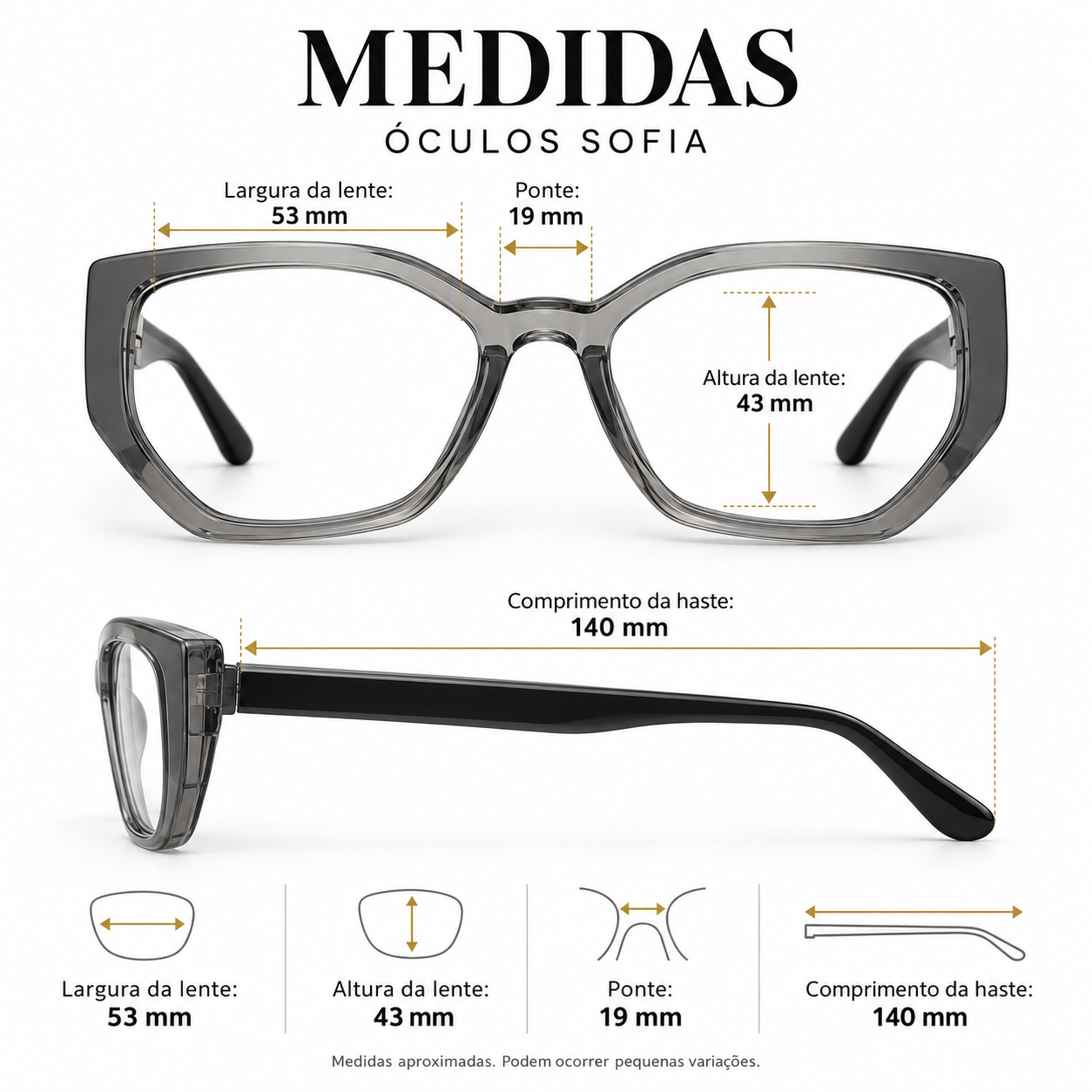 Opção de Óculos