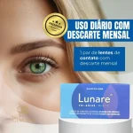 Lente Contato Lunare Colorida Mensal Sem Grau Bausch Lomb - Imagem 2
