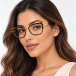 Armação Aline Feminino Acetato com Metal - Imagem 1